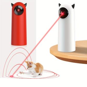 Automatic Cat Toy Auto-rotating Light Multi-level Adjustment Fast and Slow Mode Interactive Toys for Indoor Cats Battery Not Included