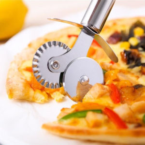 Pizza Roller Cutter Stainless Steel Pizza Knife Shovel Cake Crepes Multifunction Round Wave Cutter Wheels Hob Pizza Baking Tools