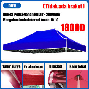 【Perlindungan topan level 16】 Tenda Bazar Outdoor Tenda Gazebo Tenda Lipat(Bahan Polyester 1800D)Anti Air / Panas Atap Tenda Lipat Tenda Bazar Gazebo Tenda Tenda Bazar Pameran tenda jualan bongkar pasang tenda jualan tenda lipat 3x3 full set