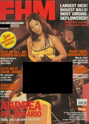 FHM Magazine March 2003 Andrea del Rosario