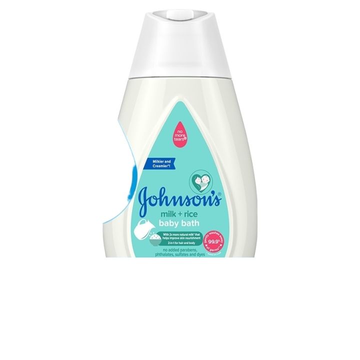Lasting fragrance and moisture Johnson's Milk Rice Baby Bath 100ml