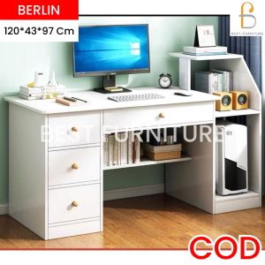 Best Meja Kerja Meja Belajar dan Rak Serbaguna Multifungsi