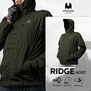 Jaket Pria Wanita Hiking Gunung Outdoor Hikemore Ridge