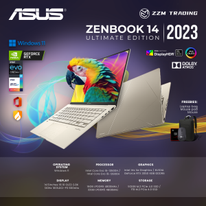 Asus Zenbook 14 OLED 2023 Ultimate Edition Intel Core Evo 14.5" 2.8K res 16GB RAM 512GB SSD