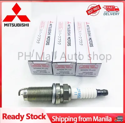3PCS NGK Spark Plug Mitsubishi Mirage G4 / Hatchback Iridium 1822A086 / LZFRBI-11
