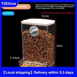 【Local shipping】 Large Capacity Bird Feeder Box Anti-Splash Bird Food Dispenser Durable Parrot Feeding Box For Small Medium Birds
