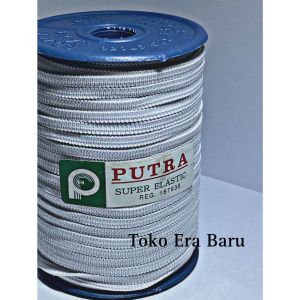 KARET ELASTIS BABY/MASKER MERK MILTONPUTRA PANDA dan LF MASKER - KARET P4/C3(Harga perRoll)