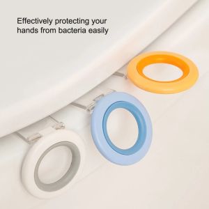 3pcs/Set Toilet Seat Lifter Avoid Touching Toilet Seat Handle Lifter Handle Hygienic Clean Toilet Cover Lifter Avoid Touching Adhesive
