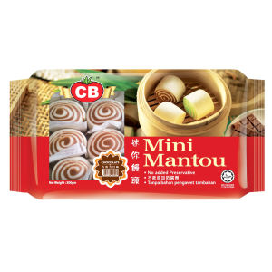 [Bundle of 3 Packs][HALAL] CB Mini Mantou Chocolate (20Pcs)(300g)