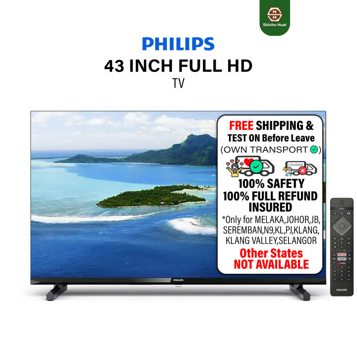 Philips 43 Inch Full HD LED TV 43PFT5678 | Lazada
