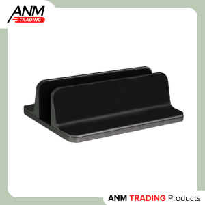 Dudukan Laptop Vertical Stand Holder Laptop Vertikal Aluminium Stand