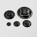 NEW smart BRABUS Automobile logo stickers paper machine cover label babs rear label random labeling ting. 