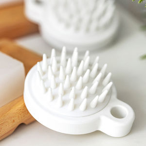 fiddle_V Japan Style Hair Brush Scalp Massage Hair Comb Detangle Hairbrush Wet Curly Health Care Bath Brush Massaging Shampoo Hair Scalp Massager┃日式洗头刷