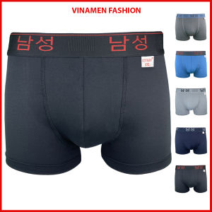 Combo 3 quần sịp đùi nam lưng Hàn vải thun lạnh cao cấp quần lót nam boxer co dãn 4 chiều