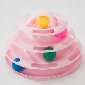 Cat Turntable Spinning 4 Layer Tower ball toy | 四层转盘球玩具