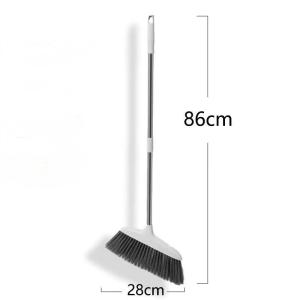 Goldstar Broom with Dustpan Combo Set for Sweeping Outdoor and Indoor Collapsible Brooms and Dustpans Sets with Long Handle for Pet Hair Kitchen Yard and Garage