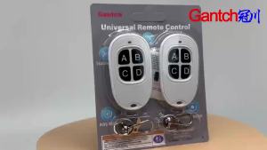The 433MHz four-button universal learning remote control is widely used in home and industrial settings