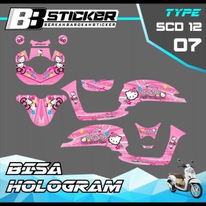 Decal Scoopy BISA HOLOGRAM Full Body Full Block Dekal New Fi 2017 2018 2019 Scd 12
