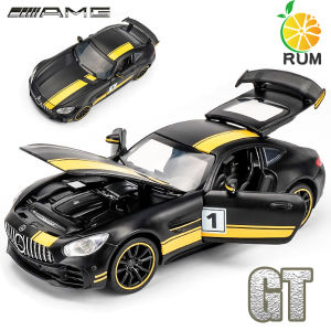 RUM 1:32 Scale Benz AMG GT Alloy Car Model Light & Sound Diecast Car Toys for Boys Toys for Kids Boys Gift Childrens Toys