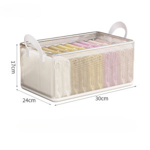 PVC Foldable Storage Box with Steel Frame Clothes Organizer Transparent Wardrobe Dust-proof Baskets Kotak Baju