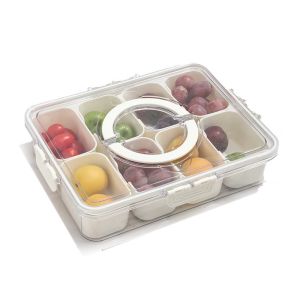 Gratis Semua - Kotak Penyimpanan Bumbu Portable / Dispenser dengan Sekat Banyak