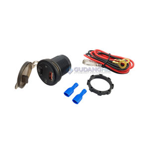 Casan HP Voltmeter Fast Charger HP Motor Mobil QC3.0 Quick Charging