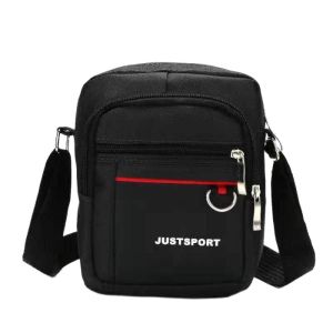 VIVIBAGS #2049 FASHIONS NYLON MATERIAL ADJUSTABLE SLINGBAG FOR MEN