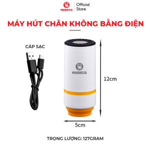 Hộp Đựng Thực Phẩm Hút Chân Không Inox 316L Cao Cấp Modeco - Máy Hút Chân Không Thực Phẩm Nắp Hít Chống Rò Rỉ An Toàn