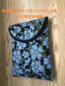 Niche Apple Beg Komputer Riba Kapas Bersulam Dua Sisi Gadis Lengan Komputer Riba Riba Ringan ins