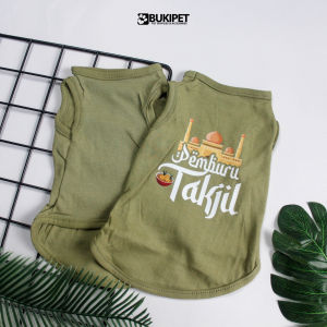 Baju Kucing Anjing Lucu Murah Cowok Cewek - Bukipet Tank Takjil