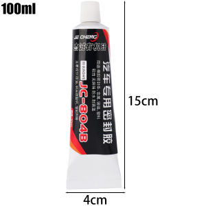 100ml Car Sealing Strip Adhesive Glue High-Temperature Resistant Silicone Sealant for Fiber Metal Glass Complies with HG/T3318 Standard