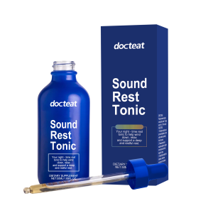 Docteat Sleep Support Drops helps relieve daily stress and improve the quality of sleep as a supplement.