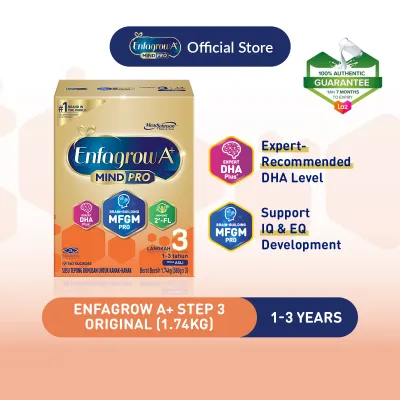 Enfagrow A+ Step 3 (1Y+) Original/ Vanilla Milk Formula Powder (1.74kg)
