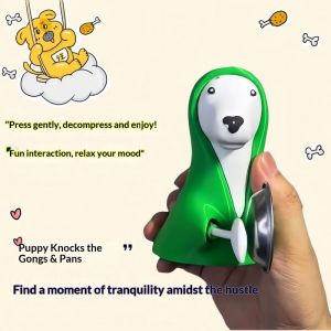 JOYNCLEON Đồ chơi Relief giảm căng thẳng thiết kế hình chó dễ thương có chuông-tiện ích chống stress vui nhộn và sáng tạo dành cho người lớn