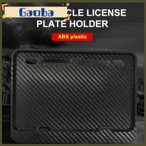gaoba License Plate Frames License Plate Holders Universal Motorcycle Rustproof For Front Rear