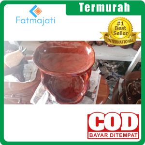 FATMAJATI Tempat Buah Motif Tingkat Asli Kayu Jati