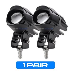 Britune Night Hawk Mini Driving Light Auxiliary Light Waterproof Motorcycle Light Dual Color LED Spotlight Scooter Electric Bike Accessories