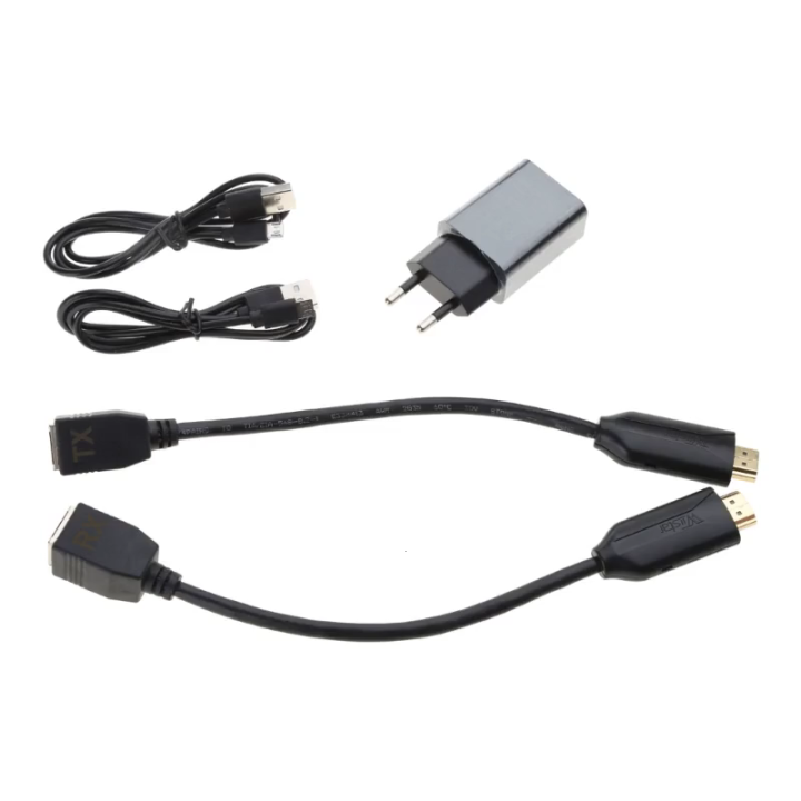 Ethernet Cable HDMI-Rj45 TX RX Female Male Extender Integrated ...