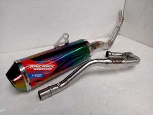 Knalpot Racing Klx Dtracker Crf Wr 155 Type Long Pelangi Riverside Bending