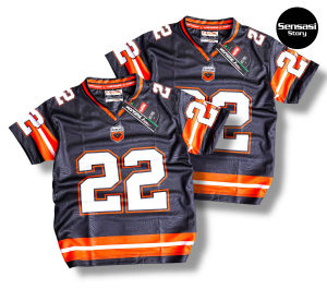 Kanome Jersey Anak Rugby NFL Oversize Unisek Number Karakter Premium Usia 3-12 Tahun