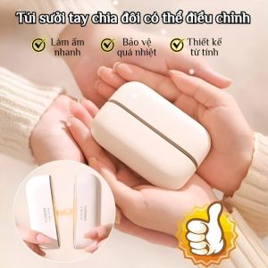 sưởi ấm tay mini/sưởi tay/Máy sưởi tay hai mặt di động/Máy sưởi tay từ tính giúp giảm đau bụng kinh / Máy sưởi tay làm nóng nhanh/Máy sưởi tay hai mặt có thể điều chỉnh/Máy sưởi tay cầm tay 2 trong 1