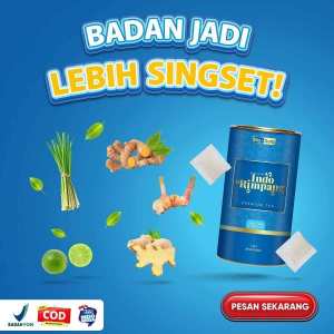 TEH CELUP INDO RIMPANG BIO GOLD Minuman Rempah Untuk Mendetox Tubuh Original BPOM Isi 20pouch