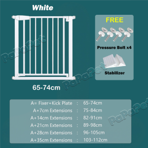 Baby Safety Door Safety Gate Fence Guard For Baby Child Stairs Dogs door Adjustable