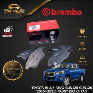 BREMBO TOYOTA HILUX REVO GUN125 GUN126 (2015~2021) FRONT BRAKE PAD 100% ORGINAL