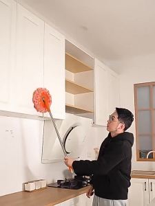 Sunflower Mop Adjustable  Clean Mop Floor Household Cleaning Brush Dust removal mop  floor car wash mop ceiling  Household Cleaning Brush  Cleaning Space Bathroom   Glass Cleaner  Clean Mop Floor   Superfine Car Washable Super Cilia  清洁拖把