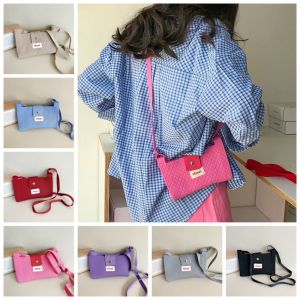 ELLIER Summer Hand Knitted Bag Mini Handmade Beach Bag Korean Casual Knit Shoulder Bag for Women