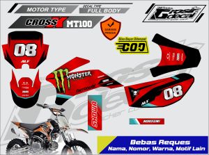 Sticker Stiker Mini Trail Viar Cross X 100 Old Full Body Sticker Stiker Trail Mini Viar Cross X 150 SF Full Body