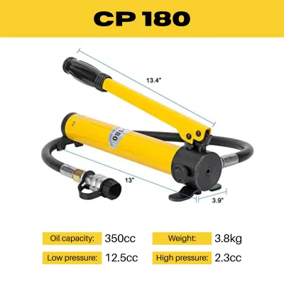 CP-180 Manual Pump Hydraulic Pump Hand Pump Hand Tools Hand Pump Tools Manual Hand Tools Hydraulic Pump