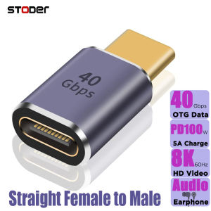 STODER Phone Cable Converter Type C Adapter USB C Adaptor OTG USBC Connector Fast Charging Charger Android Extender 90 Degree Elbow Right Angle Angled L Shape Lshaped Earphone Audio Extension Thunderbolt 3 Extend for Macbook Nova Realme Dji Gopro Oneplus