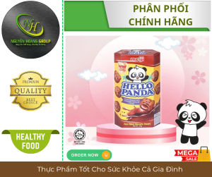 MEIJI - Bánh Hello Panda Double Choco 40g